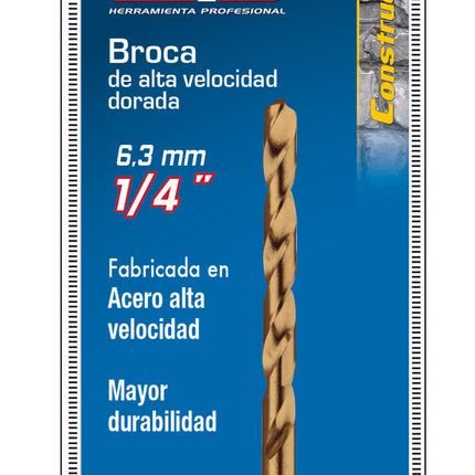 Broca de Alta Velocidad Dorada