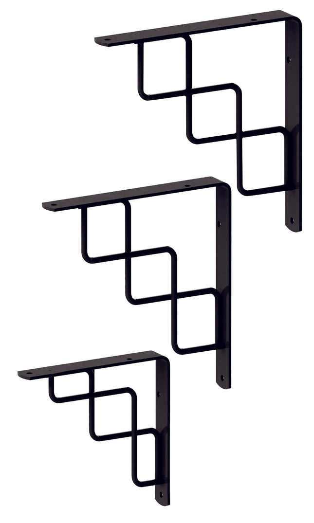 Ménsula de Acero Escalera Negro