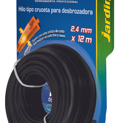 Hilo para Desbrozadora Tipo Cruceta