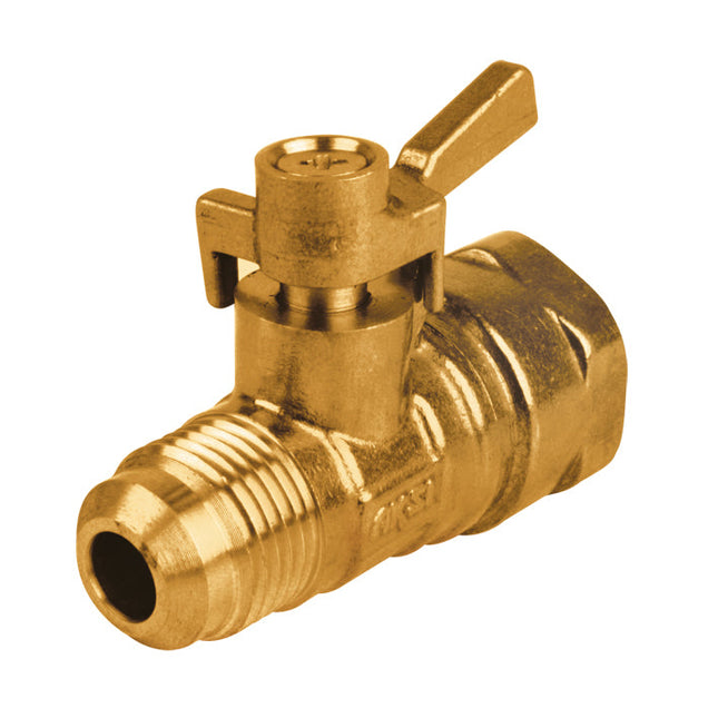 Valvula para gas roscable