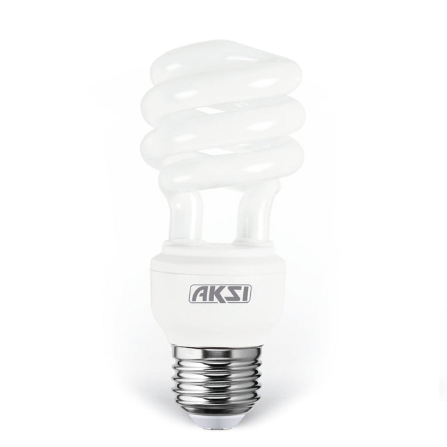 Foco Ahorrador Aksi 15W Mini Espiral Base E27 Luz Blanca
