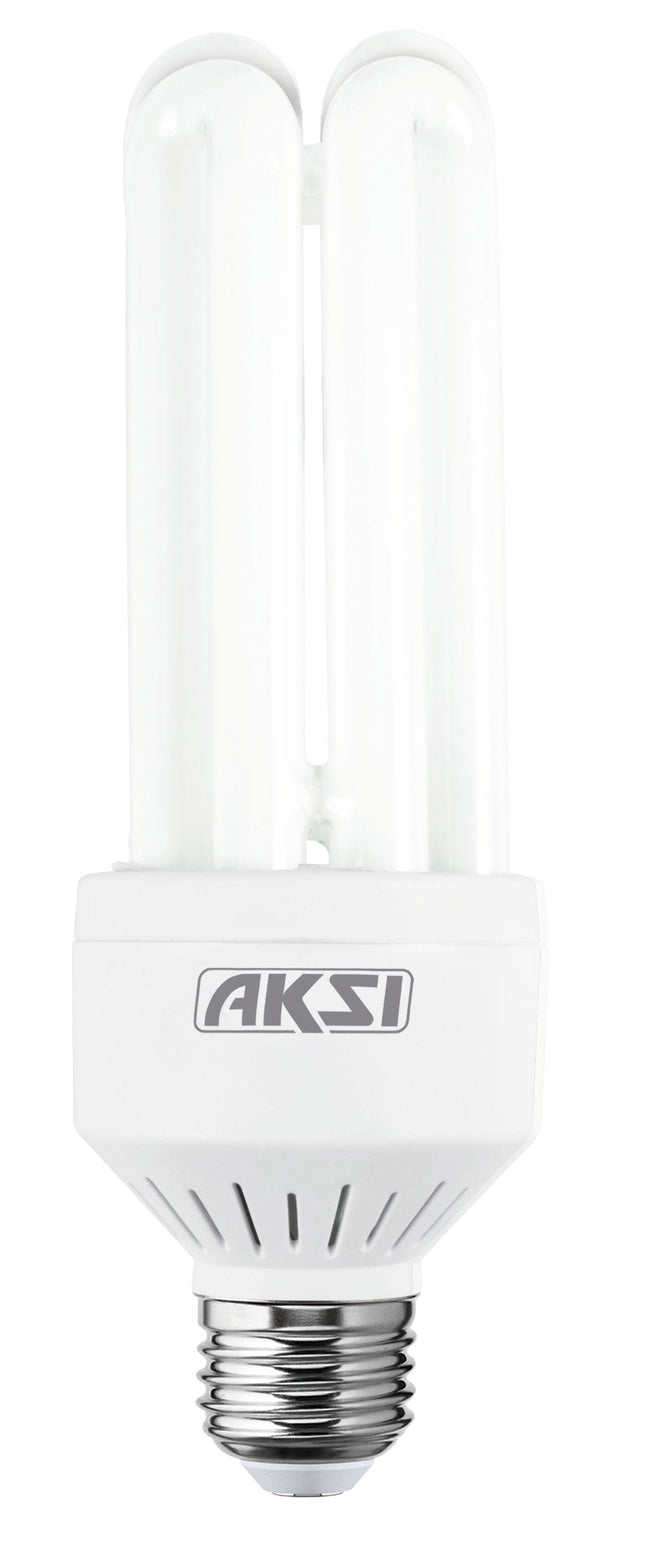Foco Ahorrador Aksi 28W Barra 4U Base E27 Luz Blanca
