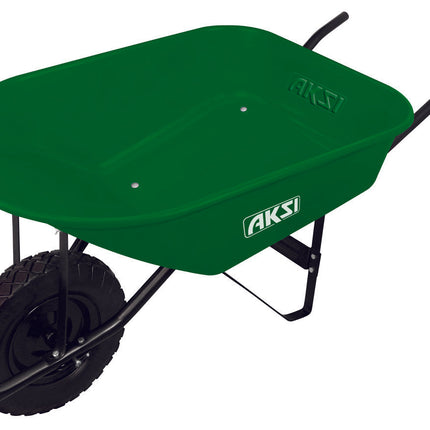 Carretilla de 6.0 ft3 (Verde) (100 lts) Bastidor Metálico
