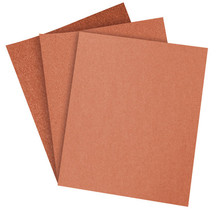 Lija para Madera Papel Kraft caja con 25 pzs.