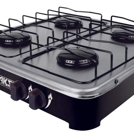 Estufa de mesa 4 Quemadores de Acero Inoxidable