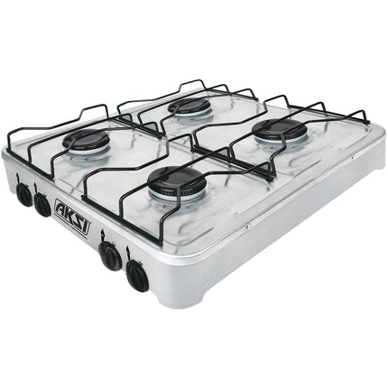Estufa de mesa 2 y 4 Quemadores Acero Inoxidable