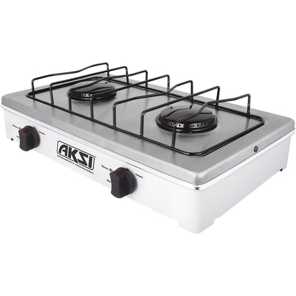 Estufa de mesa 2 Quemadores de Acero Inoxidable