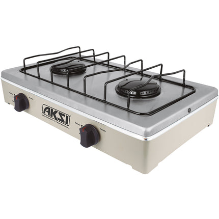 Estufa de mesa 2 Quemadores de Acero Inoxidable