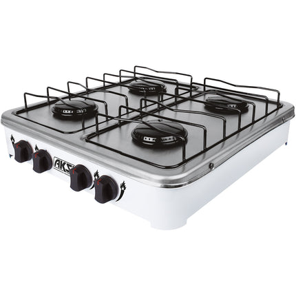 Estufa de mesa 4 Quemadores de Acero Inoxidable