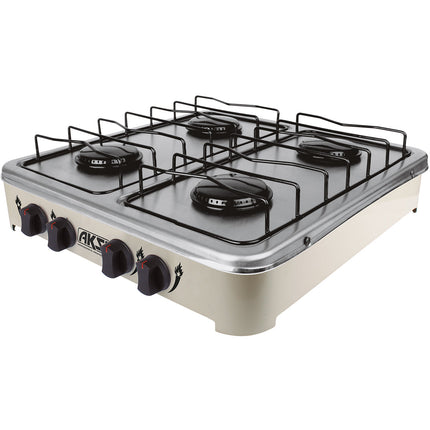 Estufa de mesa 4 Quemadores de Acero Inoxidable