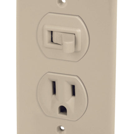 Interruptor de Palanca y Contacto con Placa Plástica BASSIC