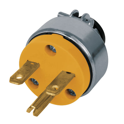 Contacto y Clavija Cara de Chino Abrazadera Metálica