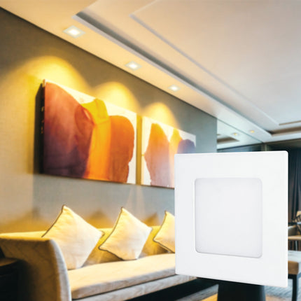Luminario LED Aksi 6W Empotrable Cuadrado Ultra Delgado