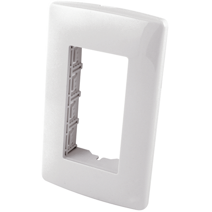 Placa Plástica de 1, 2, 3 Módulos, Ciega y para Contacto Dúplex CLASSIC
