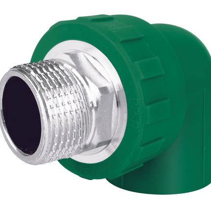 PPR - Codo 90° con Rosca Macho