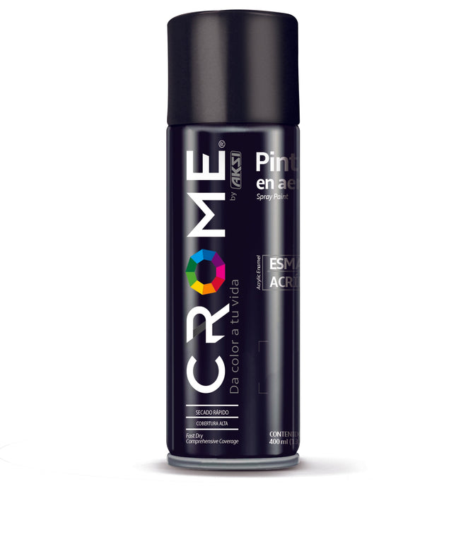 Pintura en Aerosol Alta Temperatura 400 ml CROME