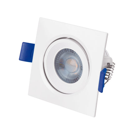 Spot Aksi 3W Cuadrado LED Empotrable Dirigible Luz Cálida