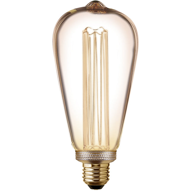 Foco LED Vintage Aksi 4W Mazorca Tornado Dimeable Luz Cálida