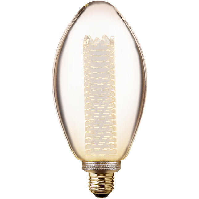 Foco LED Vintage Aksi 4W Vela Tornado Dimeable Luz Cálida