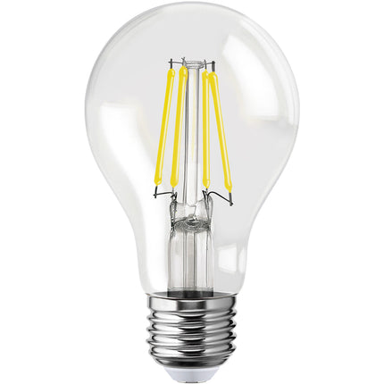 Foco LED Aksi 4W A19 Filamentos E27 Bombilla Traslúcida Rojo