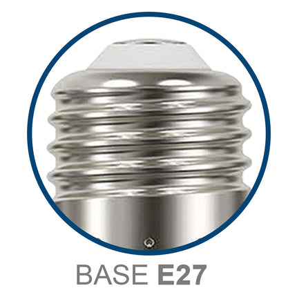 Foco LED Aksi 4W A19 Filamentos E27 Bombilla Traslúcida Rojo