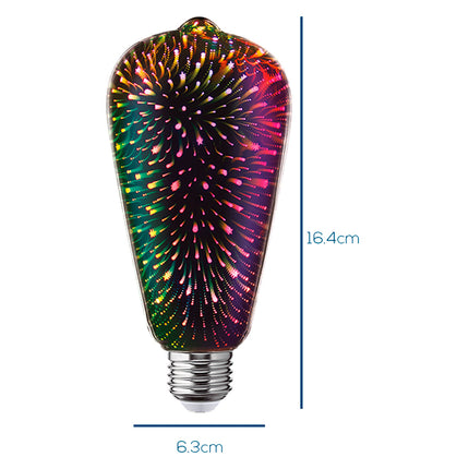 Foco LED Aksi 3.5W Mazorca 3D Base E27