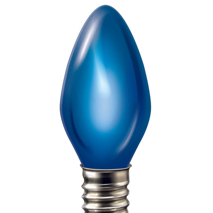 Pack de 2 focos Aksi 0.5W Vela Base E12 Colores Sólidos