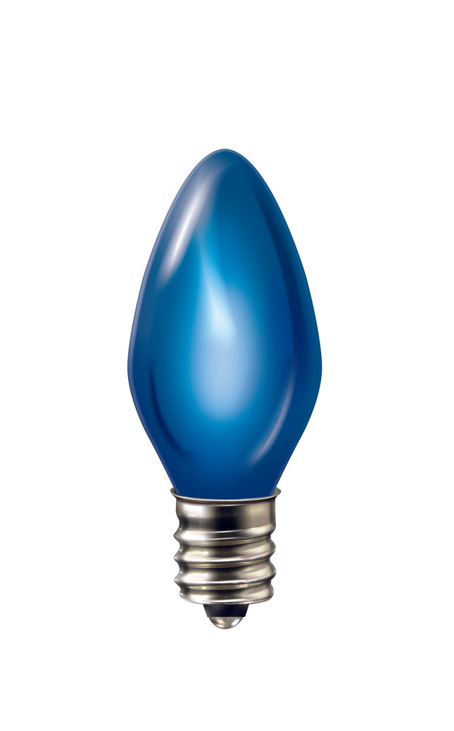 Pack de 2 focos Aksi 0.5W Vela Base E12 Colores Sólidos