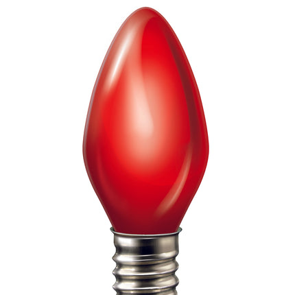 Pack de 2 focos Aksi 0.5W Vela Base E12 Colores Sólidos