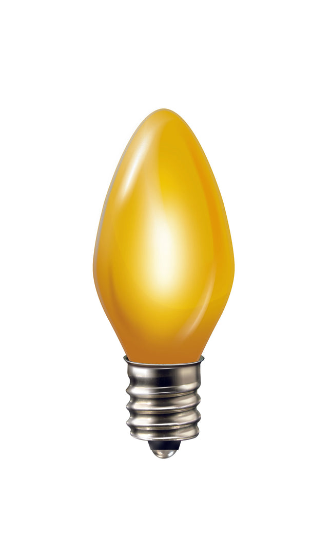 Pack de 2 focos Aksi 0.5W Vela Base E12 Colores Sólidos