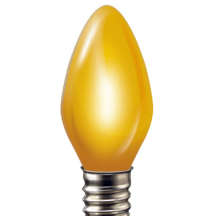 Pack de 2 focos Aksi 0.5W Vela Base E12 Colores Sólidos