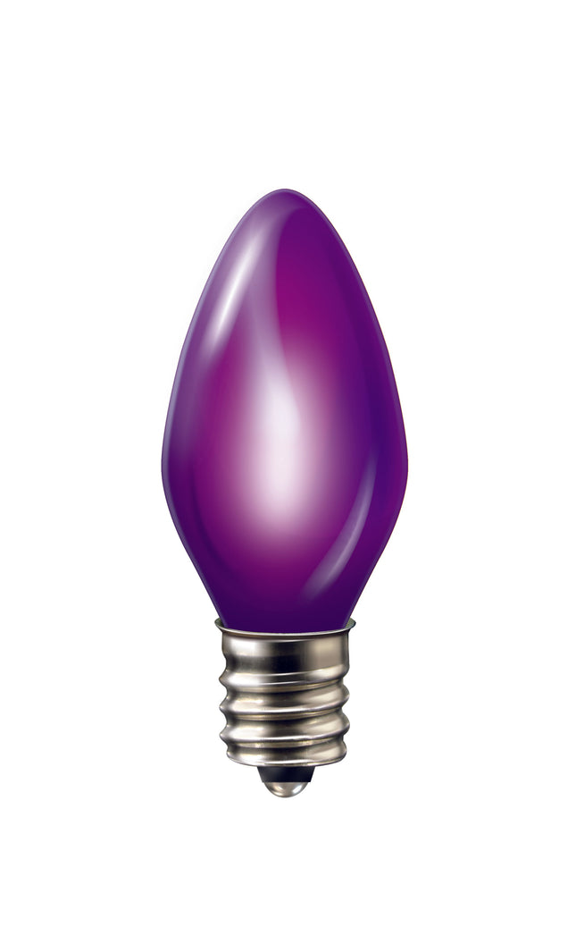 Pack de 2 focos Aksi 0.5W Vela Base E12 Colores Sólidos