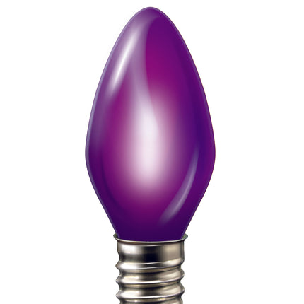 Pack de 2 focos Aksi 0.5W Vela Base E12 Colores Sólidos