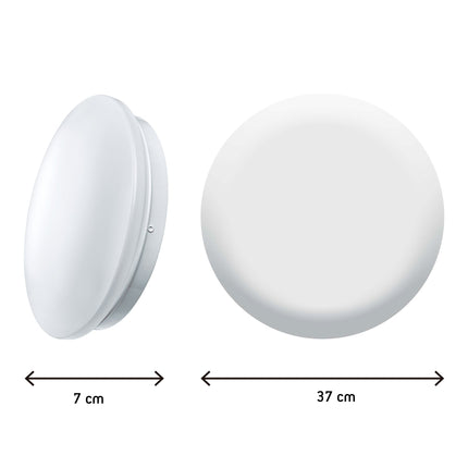 Luminario LED Aksi 24W de Sopreponer Tipo Plafón Luz Blanca