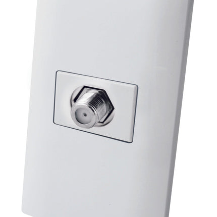 Receptáculo para TV con Placa Plástica ALTIMUS