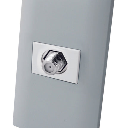 Receptáculo para TV con Placa Plástica ALTIMUS