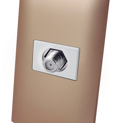 Receptáculo para TV con Placa Plástica ALTIMUS