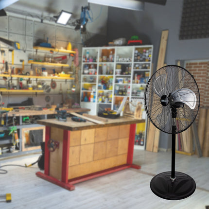 Ventilador Aksi Industrial de pedestal 24"