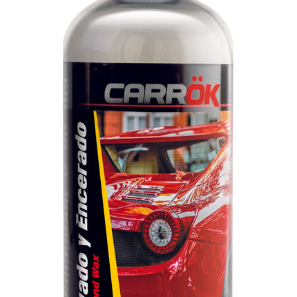 Shampoo CARROK para Carros con Cera de Carnauba