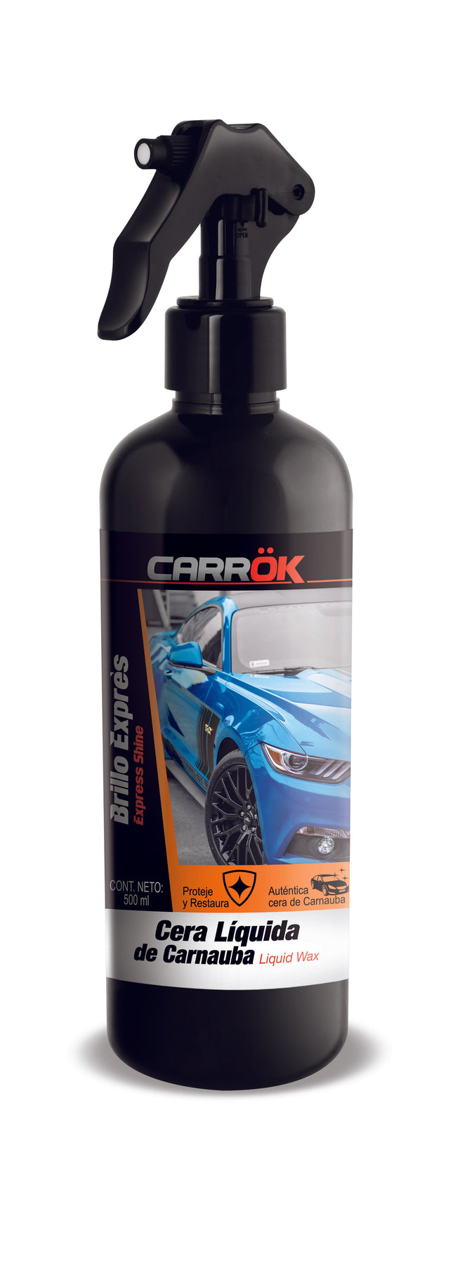 Cera Liquida de Carnauba Brillo Express CARROK 500ml