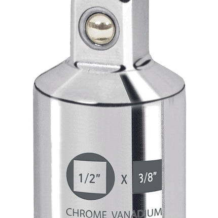 Adaptador para Matraca de Cuadro 1/2" (H) a Cuadro 3/8" (M)