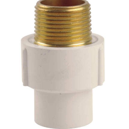 CPVC - Adaptador macho con inserto de laton 1/2""