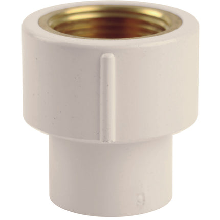CPVC - Adaptador hembra con inserto de laton 1/2""