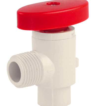 CPVC - Llave angular 1/2"" x 1/2""
