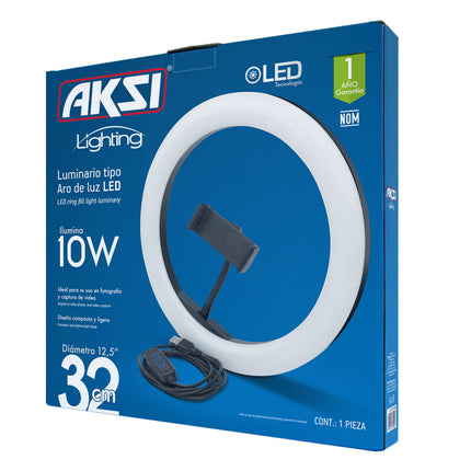 Aro de luz Aksi 32 cm Multitonalidad