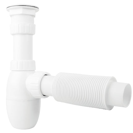 Céspol Flexible con Bote y Contrarejilla para Fregadero 1 1/2"