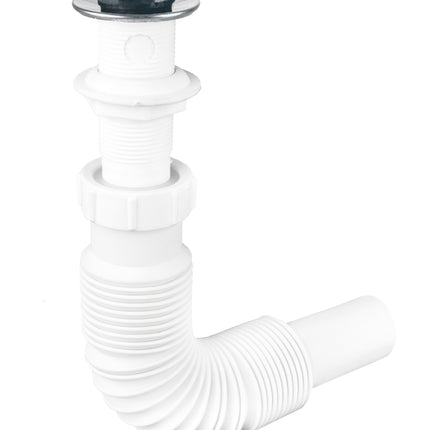 Céspol Flexible con Contra Plática para Lavabo 1 1/4"