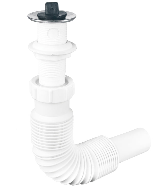 Céspol Flexible con Contra Plática para Lavabo 1 1/4"