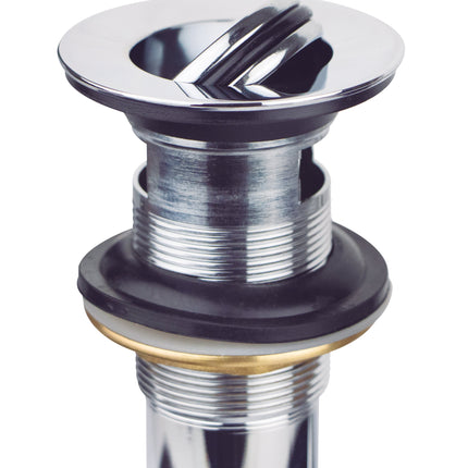 Céspol Cromado con Contra de Latón tipo Moneda para Lavabo 1 1/4"