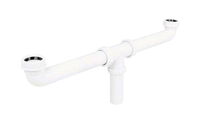 Céspol Doble sin Contracanasta plástica para Fregadero 1 1/2"